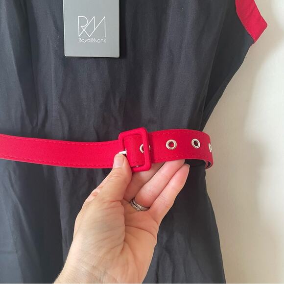 NWT ModCloth Royal Monk Retro 50s Pin Up Girl Strawberry Dress S / 10 - Picture 8 of 12